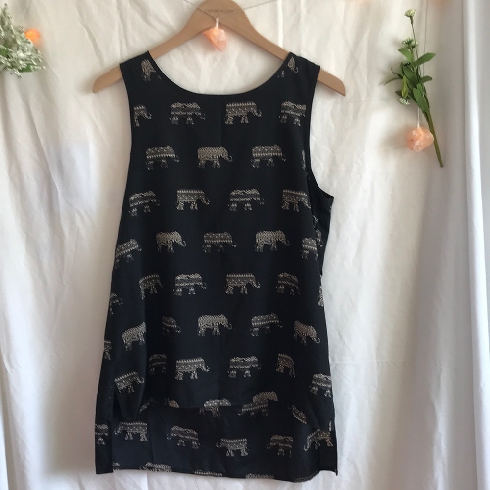 Cute elephant top